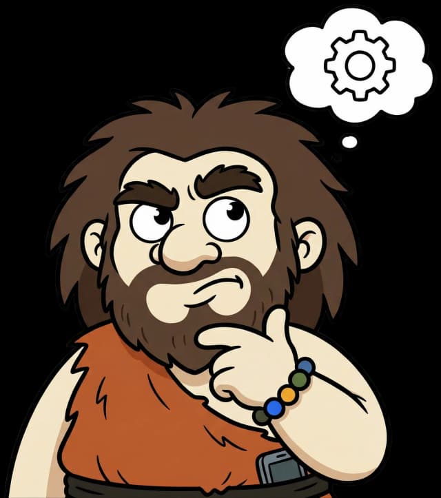 Grog pensativo