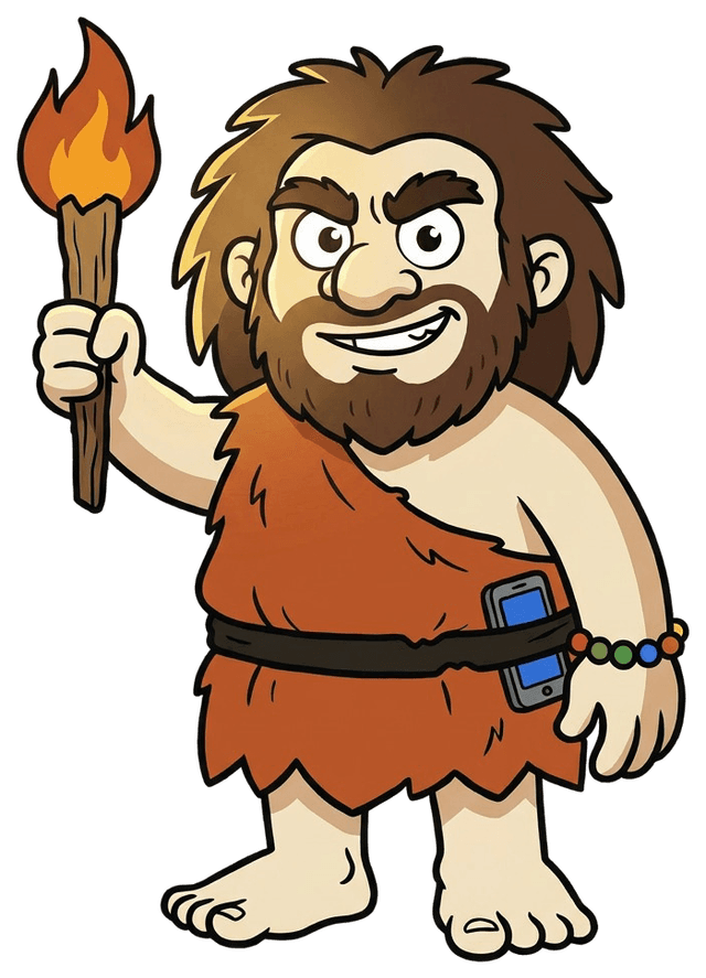 Grog segurando a tocha