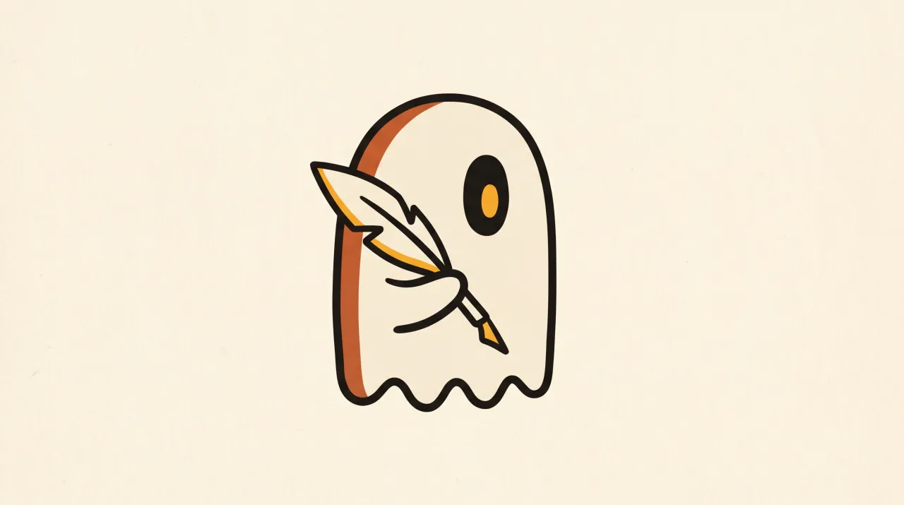Captura do site Ghost
